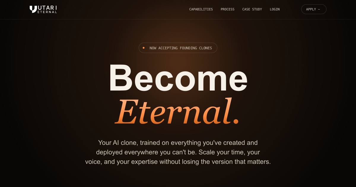 Utari Eternal AI clone